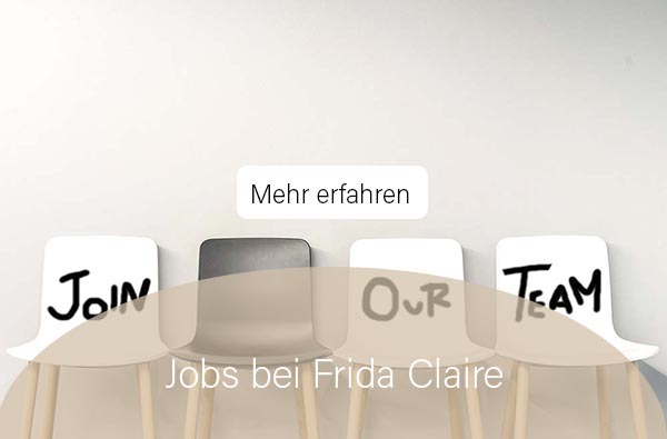 Jobs in der Brautmoden Branche B2B von der beliebten deutschen Marke Frida Claire.